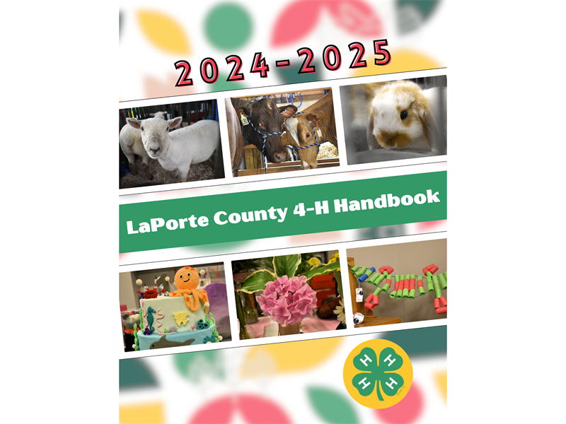 Logo for 2025 LaPorte County Fair 4-H Exhibition